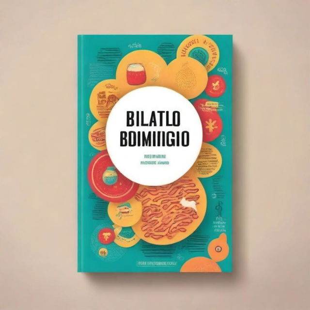 Create a book cover with the title 'Bilinguismo'