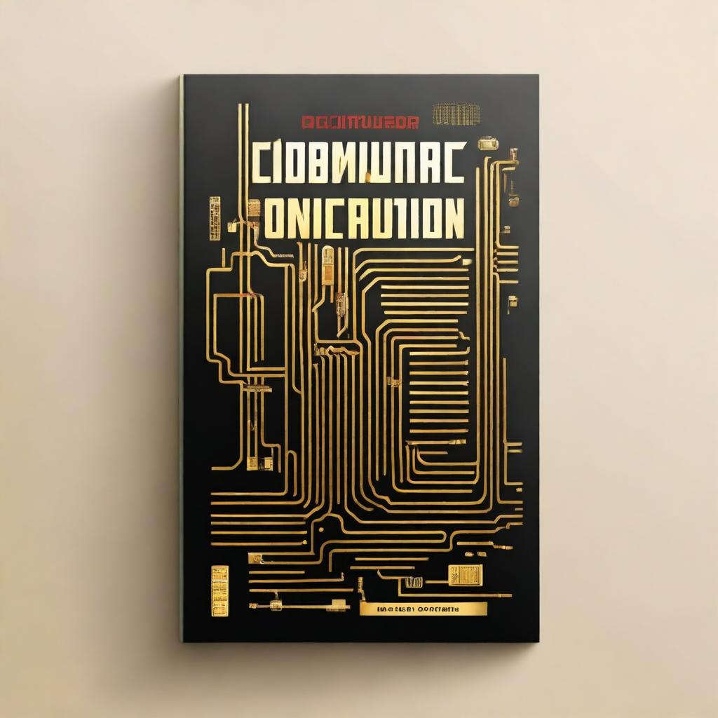 A cover design with the title 'ARQUITETURA E ORGANIZAÇÃO DE COMPUTADORES' in bold, golden letters