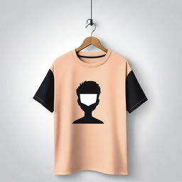 A stylish t-shirt design featuring a modern and minimalistic graphic