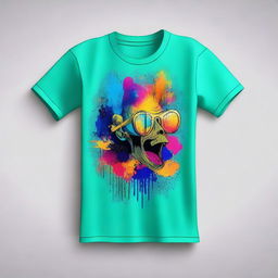 Design a unique and stylish t-shirt featuring creative and modern graphics