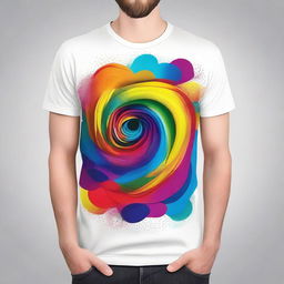 Design a unique and stylish t-shirt featuring creative and modern graphics