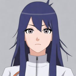 A mature version of Hinata Hyuga from the Naruto series, depicted as an older and more experienced character