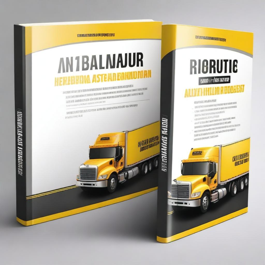 Create a book cover for a guidebook specifically designed for ADR drivers