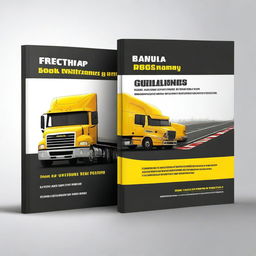 Create a book cover for a guidebook specifically designed for ADR drivers