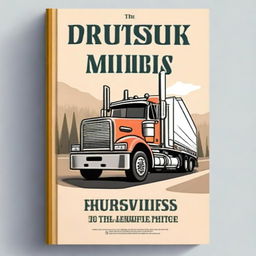 Design a book cover for a guidebook specifically for truck drivers