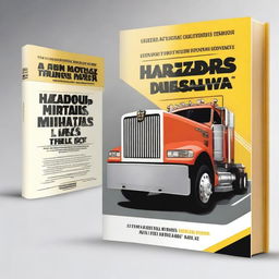 Design a book cover for a guidebook specifically for hazardous materials truck drivers