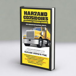 Design a book cover for a guidebook specifically for hazardous materials truck drivers