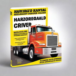 Design a book cover for a guidebook specifically for hazardous materials truck drivers