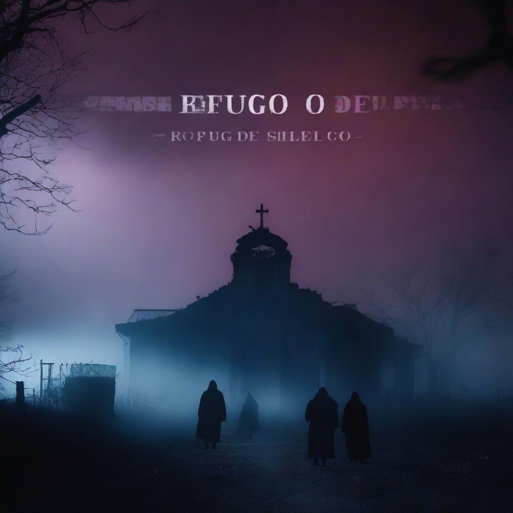 A YouTube thumbnail for a horror story titled 'El Refugio del Silencio