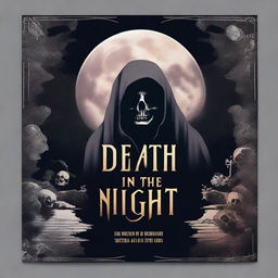 Crea un banner y la cabecera para un canal de YouTube llamado 'Death in the Night