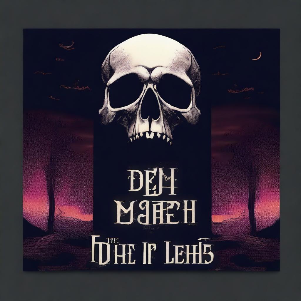 Crea un banner y la cabecera para un canal de YouTube llamado 'Death in the Night