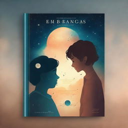 Create a book cover for a novel titled 'Memorias entre universos'