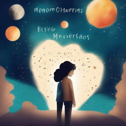 A book cover for a novel titled 'Memorias entre universos'