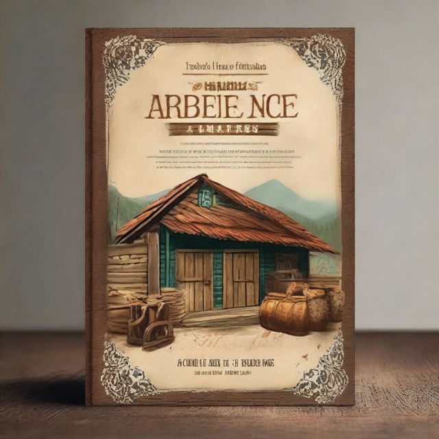 Create a book cover with the title 'Sabores e Herança: Histórias do Armazém São Vicente'