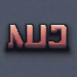 The word 'NOX' rendered in pixel art style