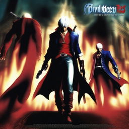 An informative and visually appealing image showcasing curiosities and interesting facts about Devil May Cry 3