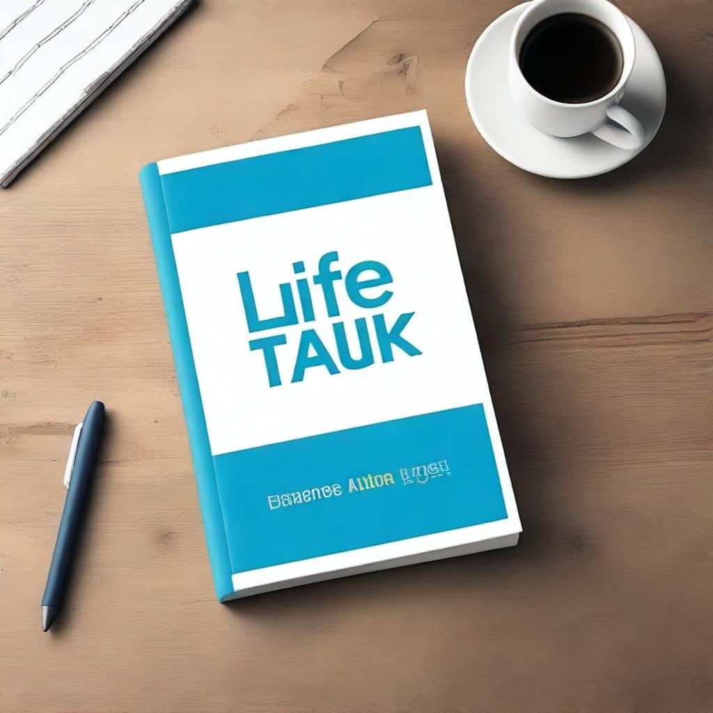 Create a book cover for a book titled 'Life Talk'