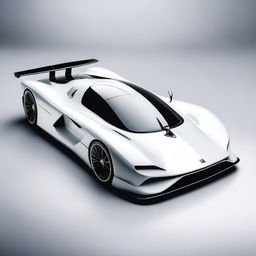 A futuristic supercar inspired by 1990s Group C racecars and Le Mans prototypes