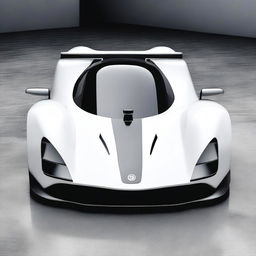 A futuristic supercar inspired by 1990s Group C racecars and Le Mans prototypes