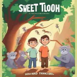 Create a book cover for a story called 'Sweet Tooth'