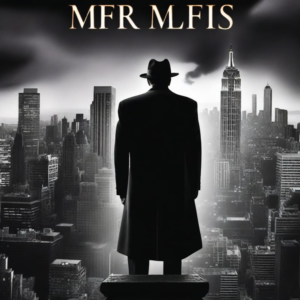 Create a striking cover for a dark romance novel set in the underworld of the New York mafia