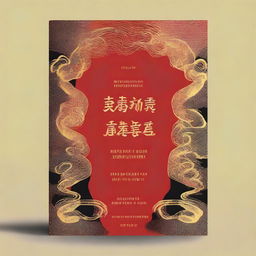 The book cover titled 'Sob o Signo do Dragão' is positioned at the top, with elegant and imposing typography, perhaps in a style reminiscent of Japanese calligraphy, using red or gold tones to highlight the power and intensity of the narrative