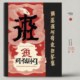 The book cover titled 'Sob o Signo do Dragão' is positioned at the top, with elegant and imposing typography, perhaps in a style reminiscent of Japanese calligraphy, using red or gold tones to highlight the power and intensity of the narrative