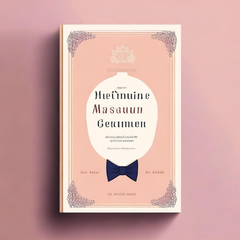 Create a book cover with the title 'Feminine Masculine Gentleman'