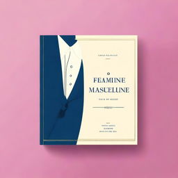 Create a book cover with the title 'Feminine Masculine Gentleman'