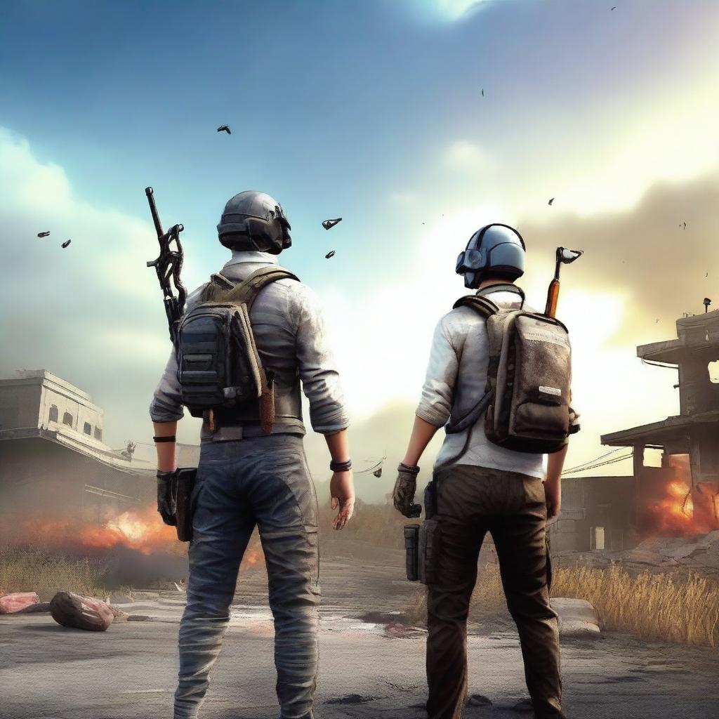 A man who loves playing PUBG finds himself living in two worlds: the game world and the real world