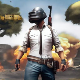 A man who loves playing PUBG finds himself living in two worlds: the game world and the real world