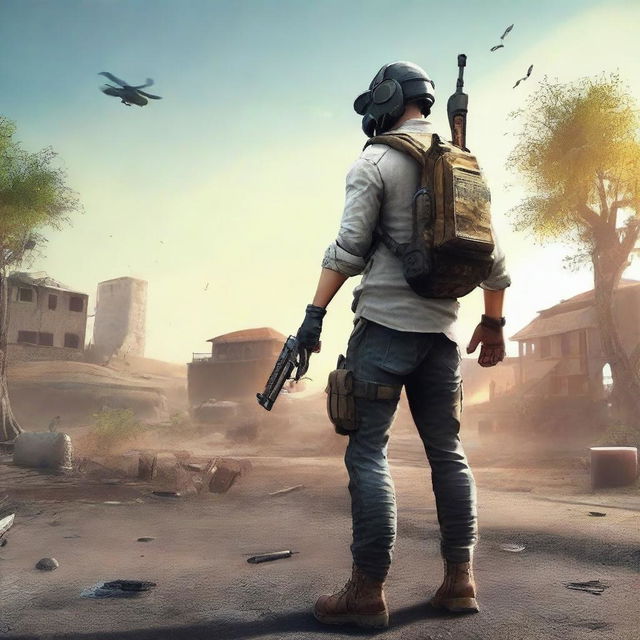 A man who loves playing PUBG finds himself living in two worlds: the game world and the real world