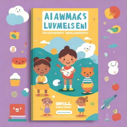 An educational and colorful workbook cover for an Early Childhood Development (ECD) course