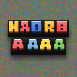 Create an image with the text 'Minecraft Latam' in pixel art letters