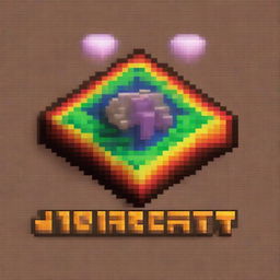 Create an image with the text 'Minecraft Latam' in pixel art letters