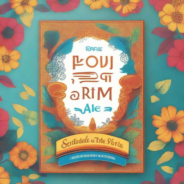 Create a book cover that matches the title 'Sintonizando a Alma Na Vibe do Pai! Um Rolê Espiritual para Encontrar Paz e o Propósito com Deus!' The cover should be vibrant and eye-catching, appealing to a young audience, with elements that suggest spirituality and a modern, youthful vibe, but without any specific religious references