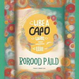 Create a book cover that matches the title 'Sintonizando a Alma Na Vibe do Pai! Um Rolê Espiritual para Encontrar Paz e o Propósito com Deus!' The cover should be vibrant and eye-catching, appealing to a young audience, with elements that suggest spirituality and a modern, youthful vibe, but without any specific religious references