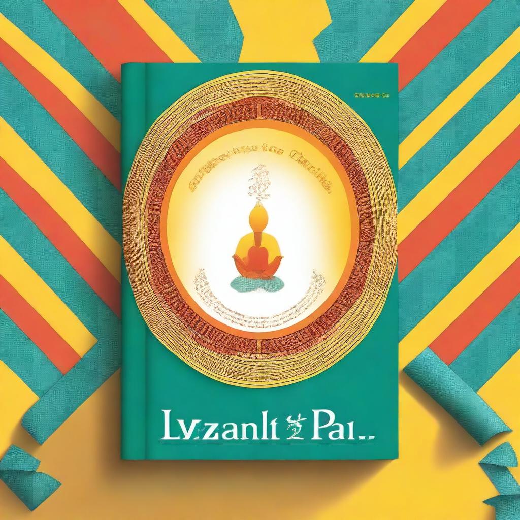 Create a book cover that matches the title 'Sintonizando a Alma Na Vibe do Pai! Um Rolê Espiritual para Encontrar Paz e o Propósito com Deus!' The cover should be vibrant and eye-catching, appealing to a young audience, with elements that suggest spirituality and a modern, youthful vibe, but without any specific religious references