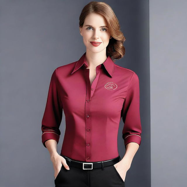 Design a formal organization uniform shirt