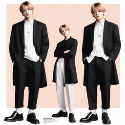 Create an image of BTS member Kim Taehyung