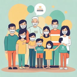 An image that visually represents the phrase 'Kenapa Harus BANSOS (Program Keluarga Harapan (PKH))', featuring people receiving social assistance through the PKH program with a positive and uplifting atmosphere