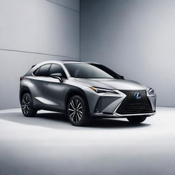 A high-quality image of a Lexus UX in grey color