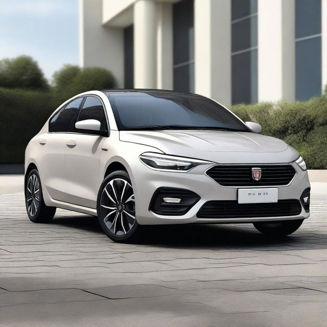 A 2025 Fiat Tipo sedan, categorized as a C-segment vehicle