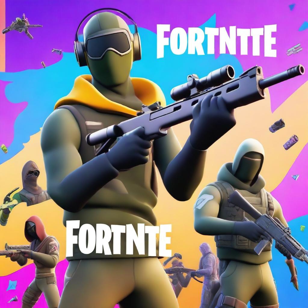 A Fortnite-themed YouTube thumbnail for Jorge Isaac featuring a solo player using only shotguns