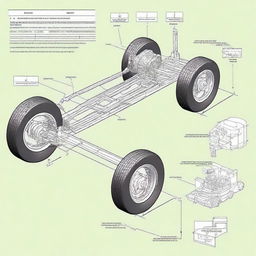 Design a transmission system for a remote-controlled scale car with two electric motors