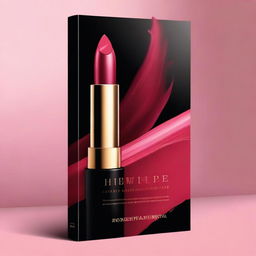 Create a book cover for a Lipstick Formulation Guide