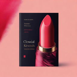 Create a book cover for a Lipstick Formulation Guide