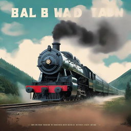 Create a movie poster featuring the iconic Big Boy steam train