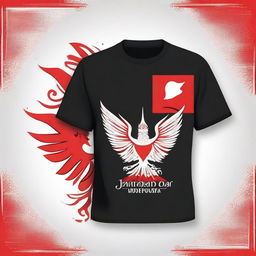 A t-shirt design for Indonesia's Independence Day