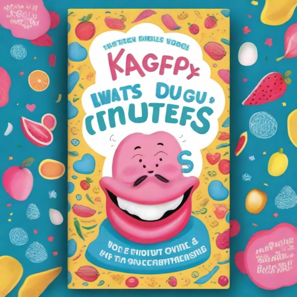 Create a vibrant and playful KDP book cover for a book of tongue twisters